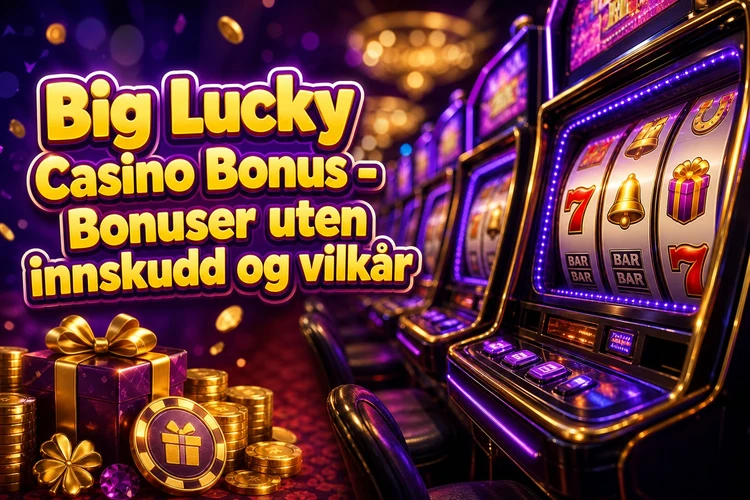 Big Lucky Casino Bonus - Bonuser uten innskudd og vilkår