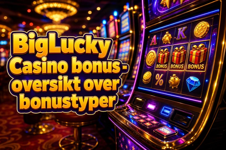 BigLucky Casino bonus - oversikt over bonustyper